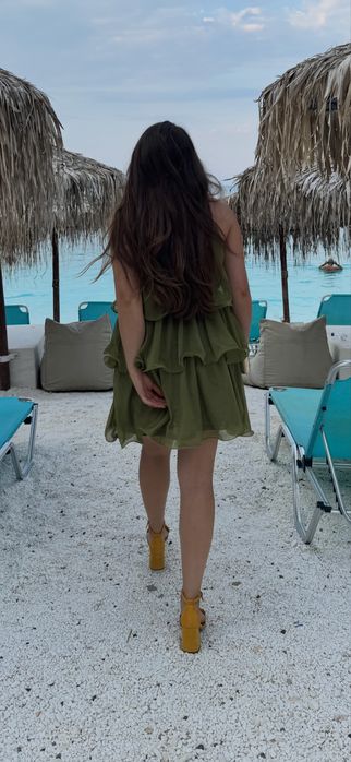 Sandale galbene, piele intoarsa, 36, Benvenuti