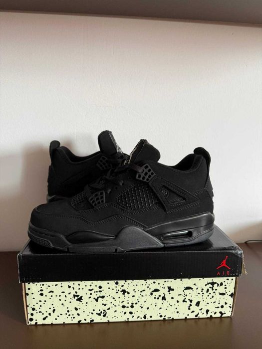 #BACK TO SCHOOL# Nike Air Jordan 4 Black Cat - Verificare Colet