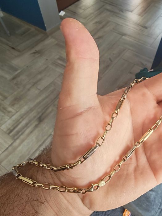 Vând lanț de aur 14k 51cm 10.7g achiziționat de la Teilor,nou preț 5000ron