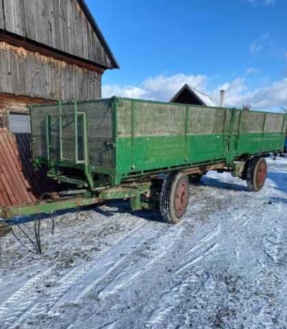 Remorca de transportat baloti 12 tone, 6.50 x 2.30 m, cu frana