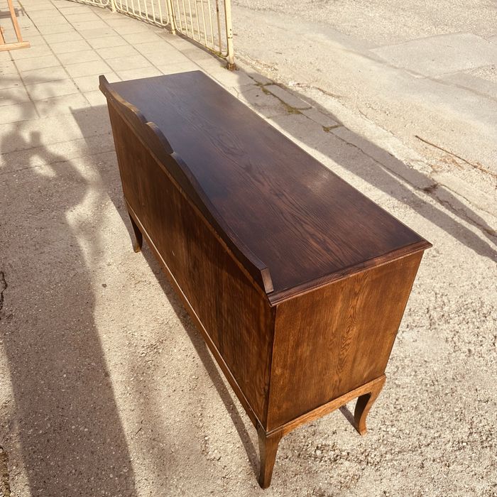 Шведски винтидж бюфет / скрин – масив, 1930–1940 г.