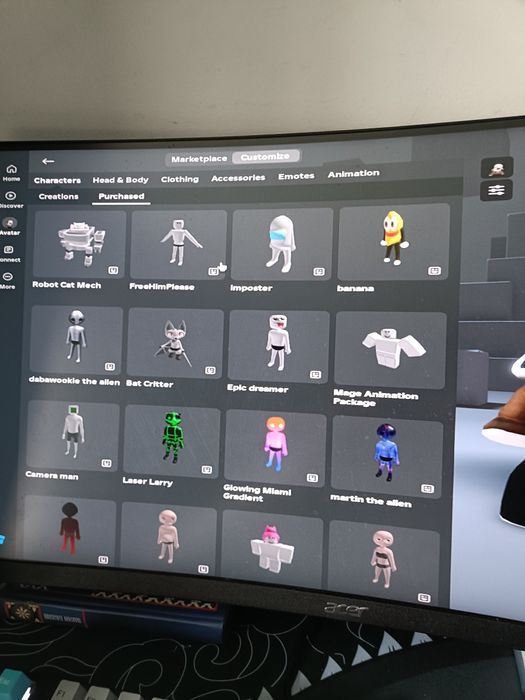 Очень жирный аккаунт роблокс