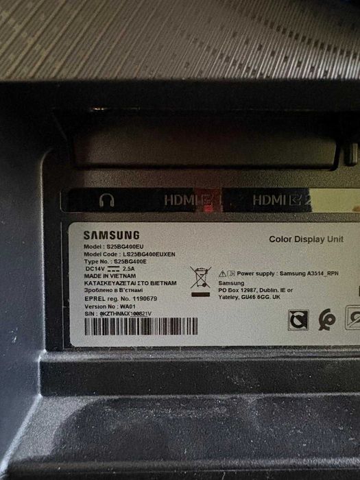 Monitor Samsung S25BG400EU - 240Hz, pentru piese / reparat