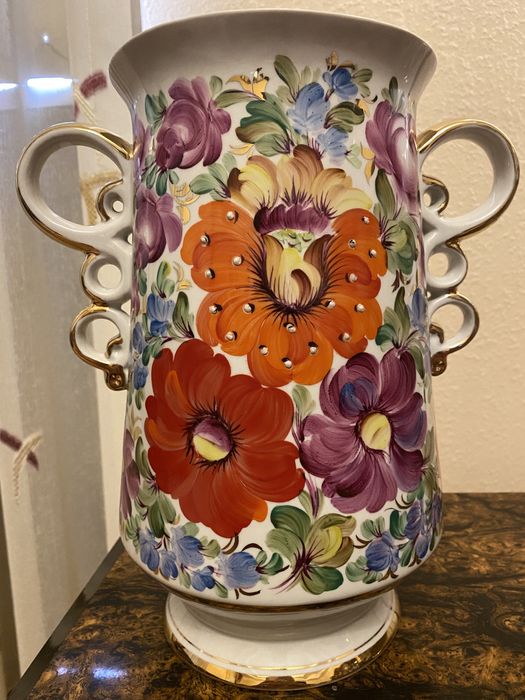 РАРИТЕТ Большые Декоративные вазы «Цветы» Коростень