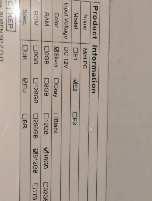 NiPoGi Essenx E2 Mini PC Twin Lake N95 16GB DDR4 512GB Win 11 Pro