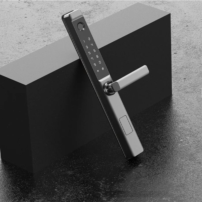 Умный биометрический дверьной замок ES292F Tuya Smart zamok Akfa eshik