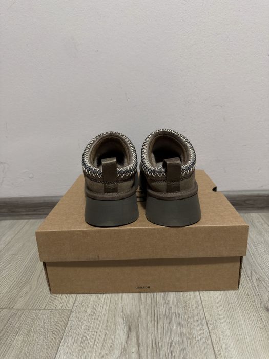 UGG tazz tasman slippers platform brown charcoal