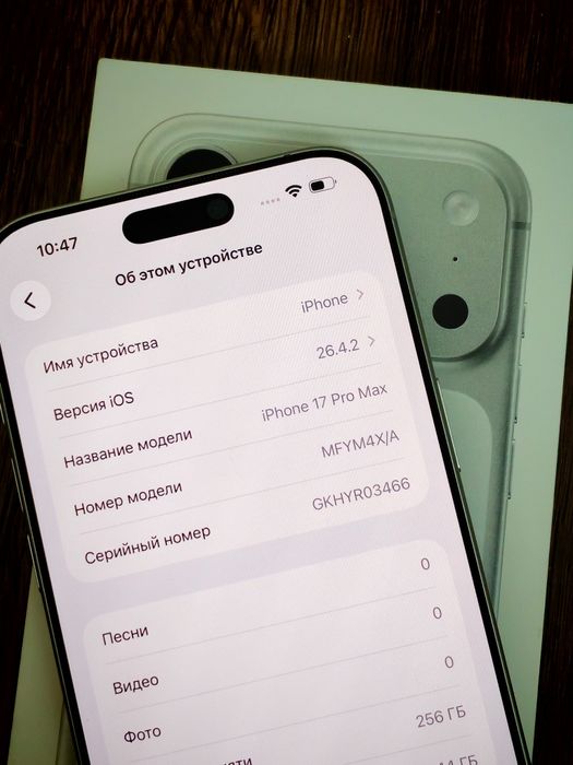 IPhone 17 Pro Max 256gb  полный идеал