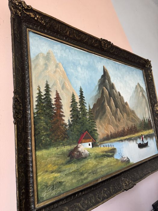 Tablou pictat in stare foarte buna 80/110 cm