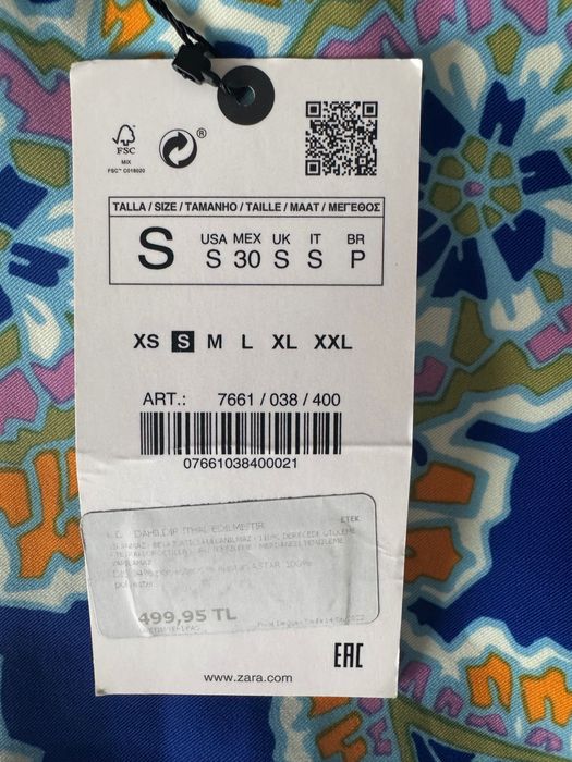 Новая Юбка ZARA оригинал