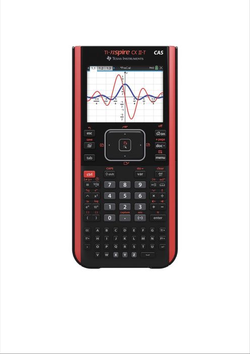 Графичен калкулатор Texas Instruments TI-Nspire™ CX II-T CAS, Цветен дисплей