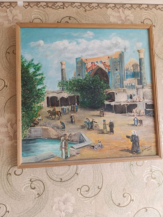 Картина старый город