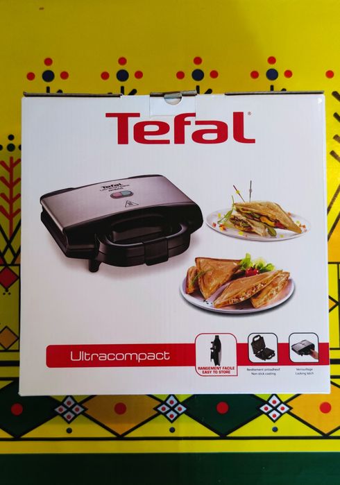 *НОВ* TEFAL SM155 UltraCompact Сандвич тостер