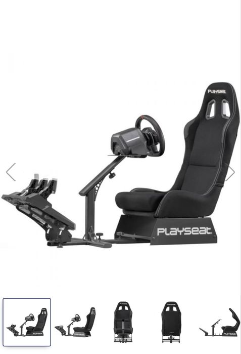 Set Racing Complet - Scaun gaming PLAYSEAT Cockpit Ev + Volan LOGITECH