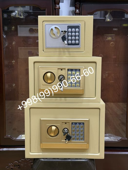 Seyf sep temirli elektronniy ko’dli kalitli sef optom