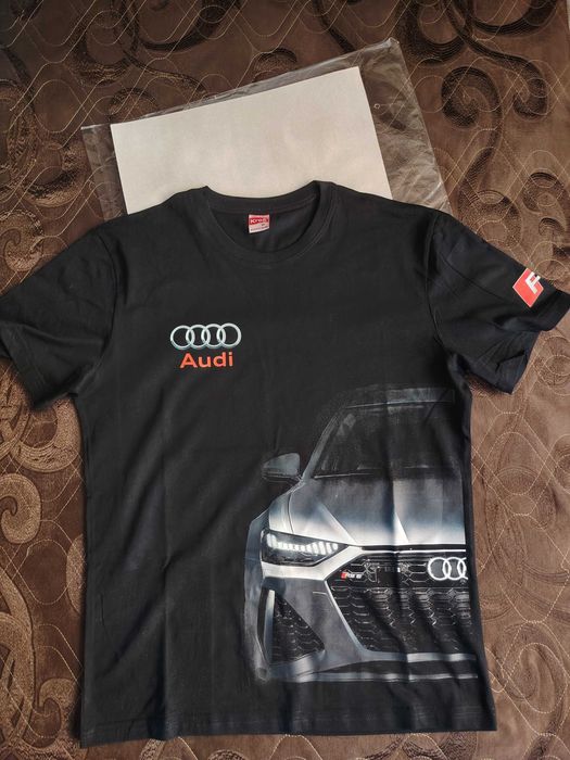 Мъжка тениска audi с 3 щампи