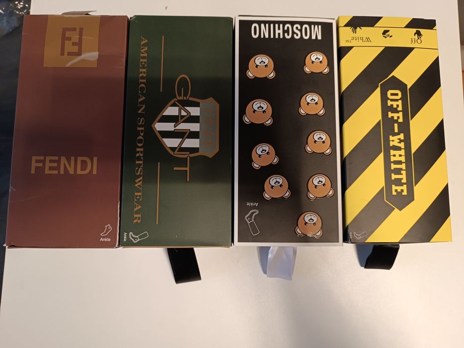 Șosete scurte Gant, Fendi, Off White, Moschino