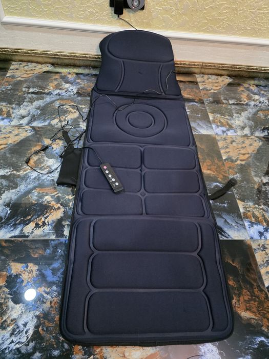 Saltea Electrică Masaj și Încălzire pentru Scaun Birou, 3 Zone, Noua