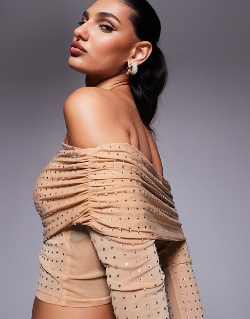 Топ блуза ASOS с камъни