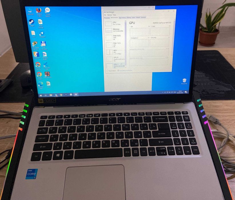 Noutbuk Acer i5 11 avlod 2.4ghz