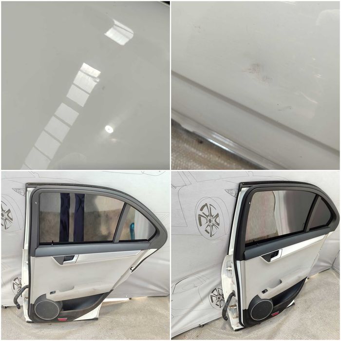 Ușă Spate Dreaptă Mercedes-Benz C-Class W204 Sedan Alb Cod Culoare 149 2013 / [2007-2014] / A2047302200 (1B)