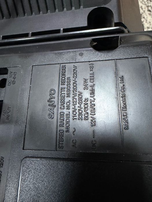 sanyo m803 SR радио касетофон