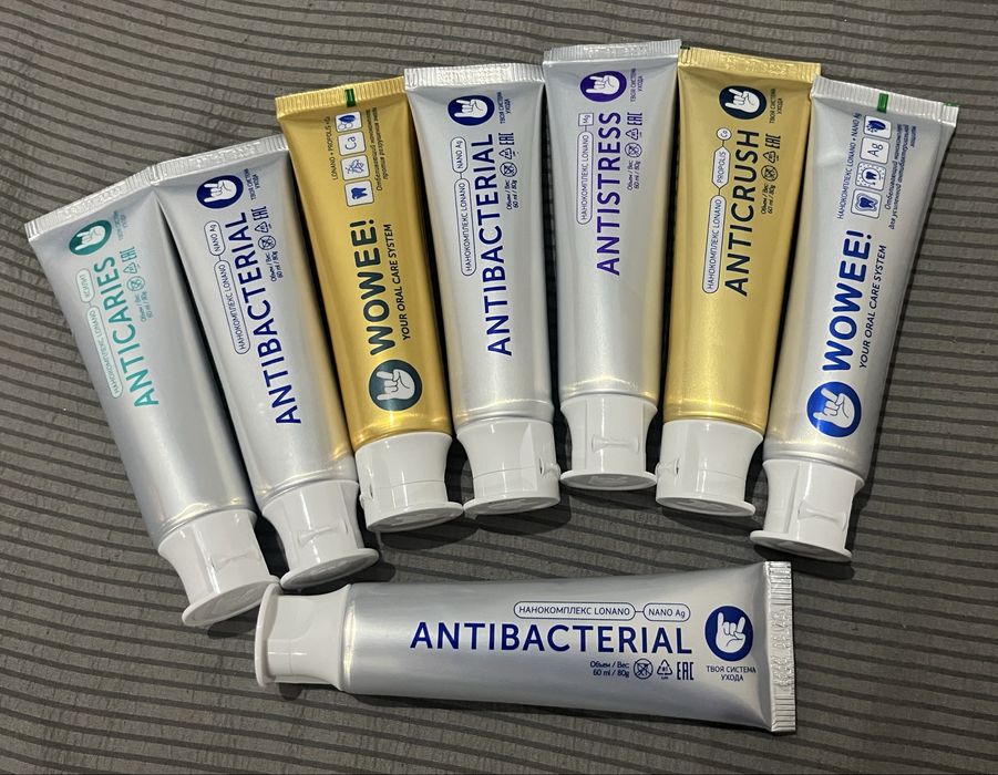Зубная паста Wowee отбеливающая,антибактериальная