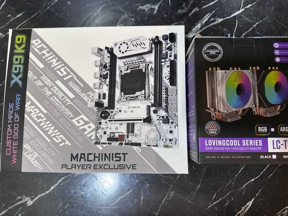 Белые комплекты 16 ядерные / плата + проц+ озу 16 + куллер