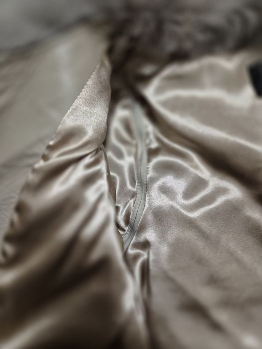 Haina de blana de Vulpe Argintie , cu fermoar , model Transformers