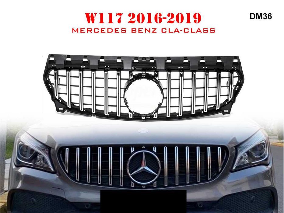 Grila Frontala AMG Sport Neagra Tuning Mercedes CLA W117 16-19 AMG