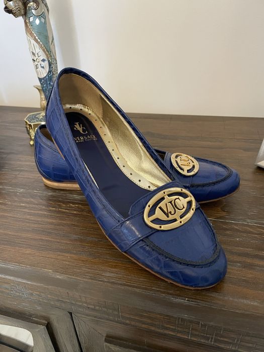 Pantofi din piele Versace Jeans Couture