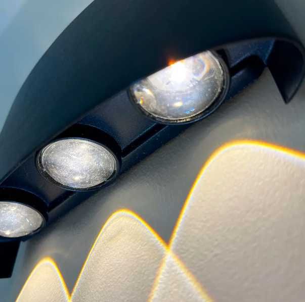 Lampa de perete decorativă cu LED – interior/exterior, design modern