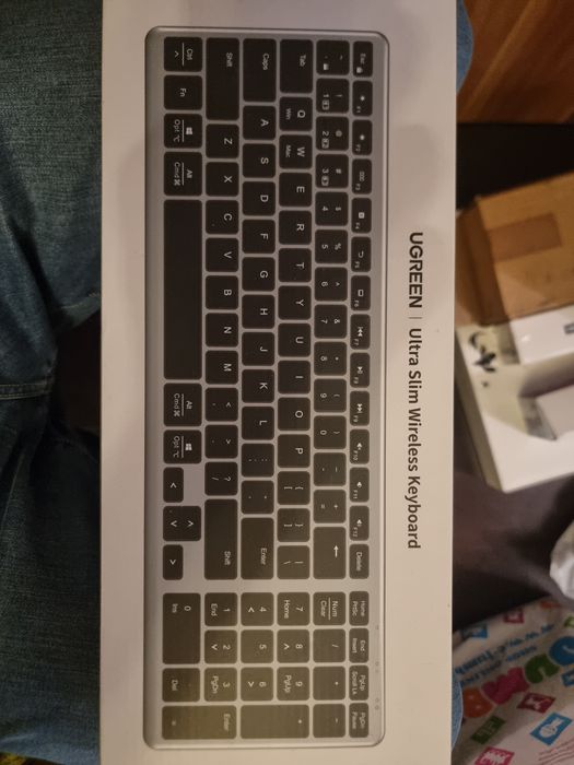 Tastatura wireless KU005 Bluetooth / 2.4 GHz - neagra