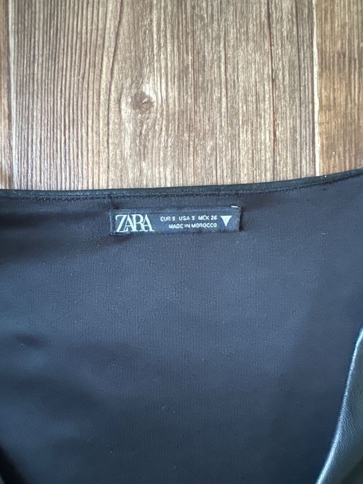 Кожаное Платье Zara