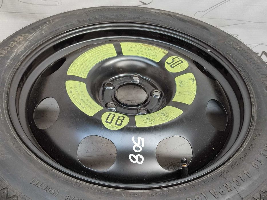 Roată de rezervă slim 5x108 135/80 R18 DOT 1612 Peugeot 508 (2011-2018) Cod:PS518001 (3D)