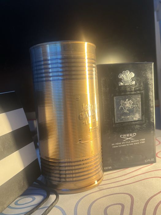 Perfume Creed Aventus 100ml and Jean Paul Glautier Le Male Elixir