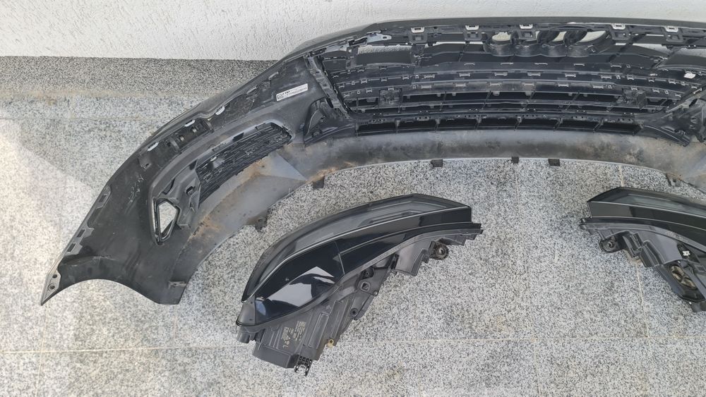 Spoiler bara fata completa grila far faruri led Audi A6 S6 4K C8 4K0807437 4K0941034 4K0941033