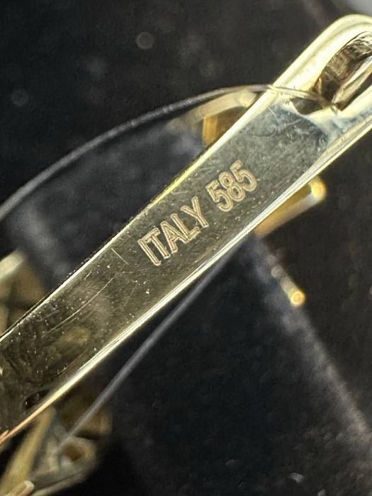 Золото 585  Серьги