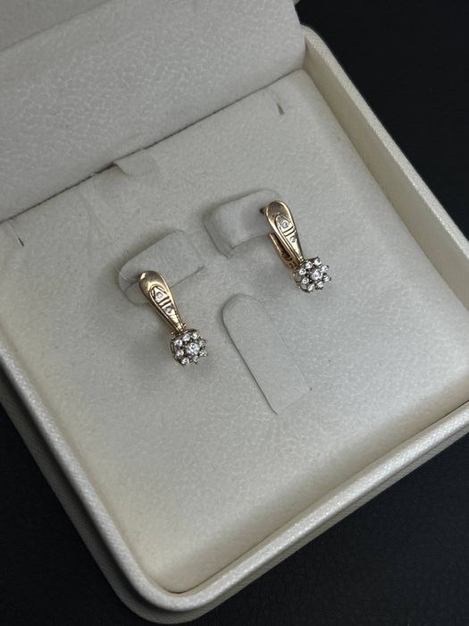 Серьги /техно алтын/каспий рассрочка/ред