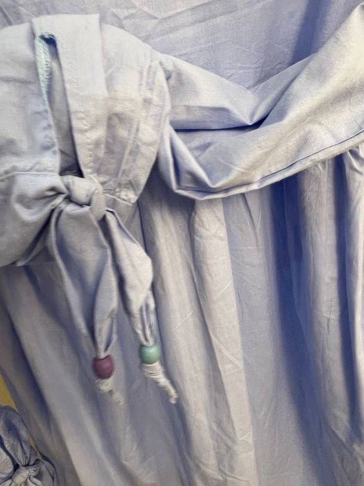 Ko’ylak yozgi yuqa, paxta ko’k. Синий, голубой платья для весна и лето