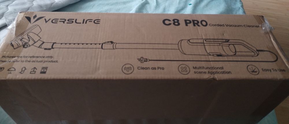 Мощна вертикална прахосмукачка VERSLIFE C8 PRO (600W / 30 000 Pa)