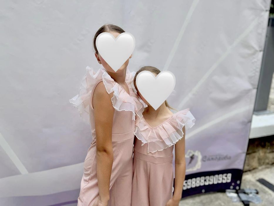 Детски гащеризон в розово