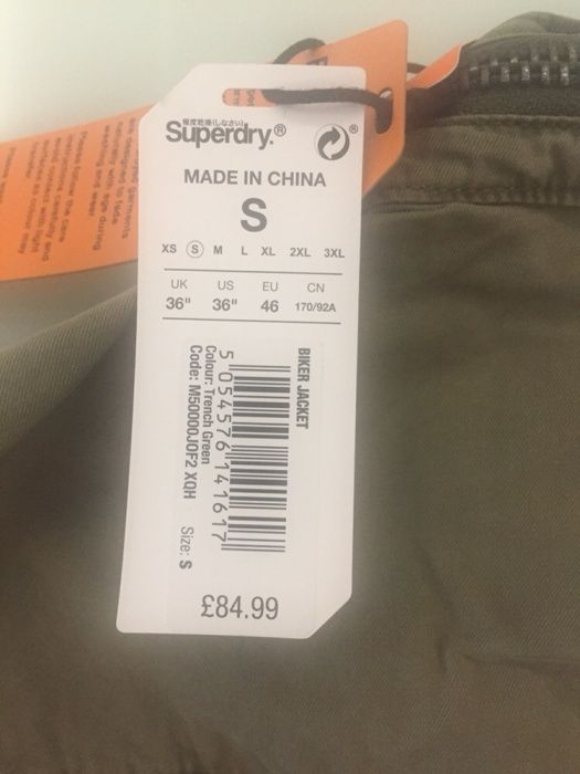 яке SUPERDRY,размер S,ново.
