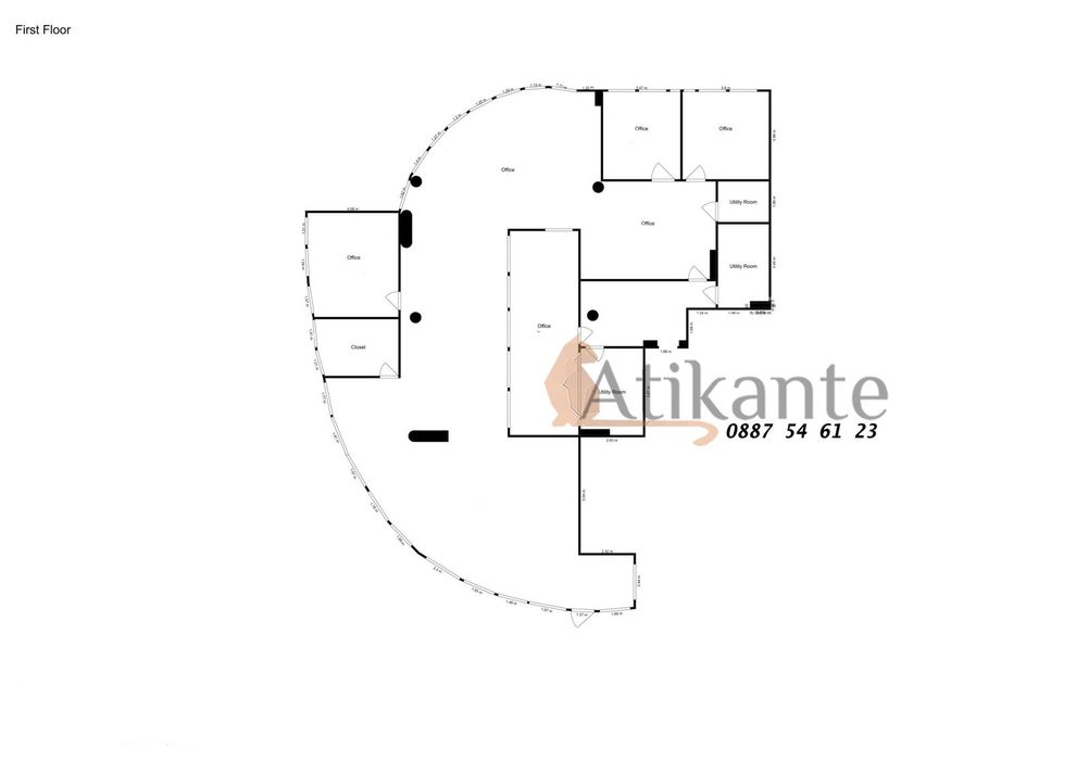 Дава се под наем Офис в София, Център - 325 кв.м за 5510.55 € - Снимка #11