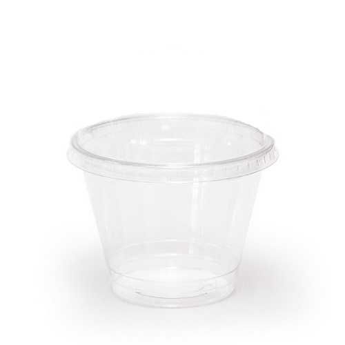 Sous uchun qopqoqli bir martalik plastik idish, 100 dona