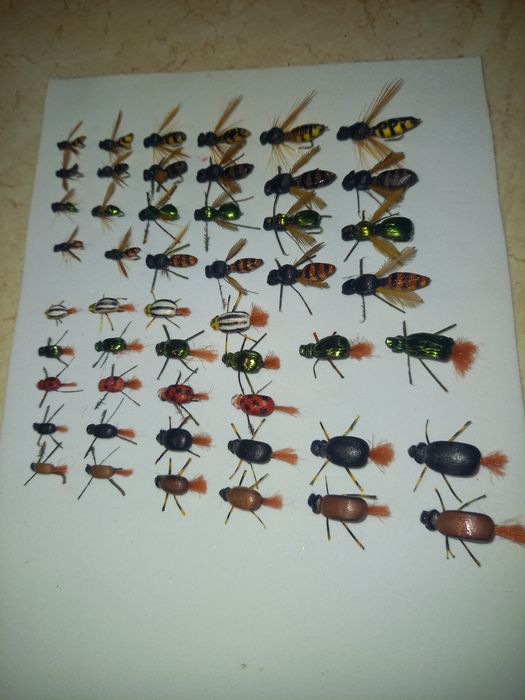 Мухи за мухарка и булдо/бомбарда , стримери за морски и речен риболов