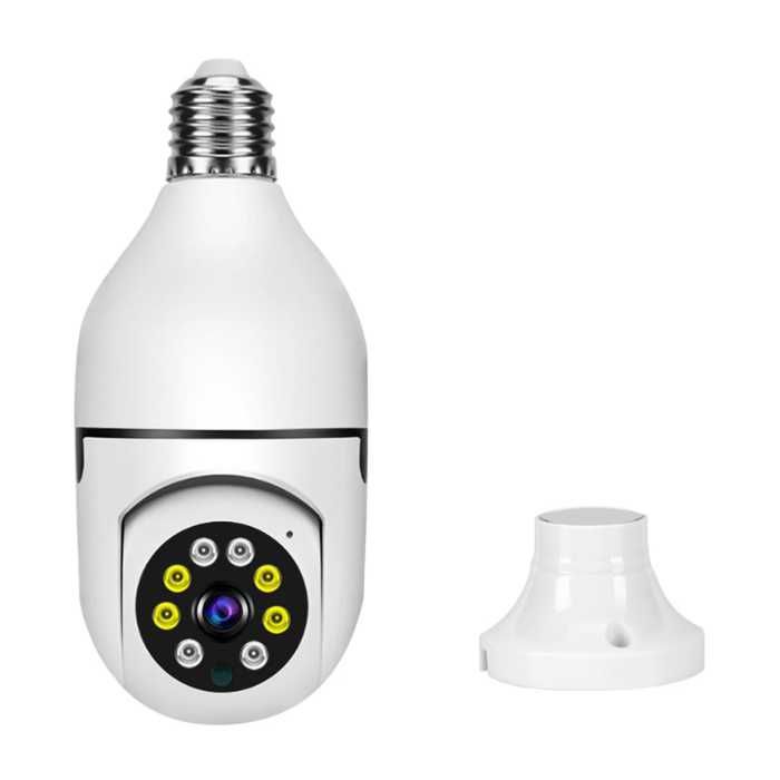 Камера за видеонаблюдение 355° – Монтаж като крушка