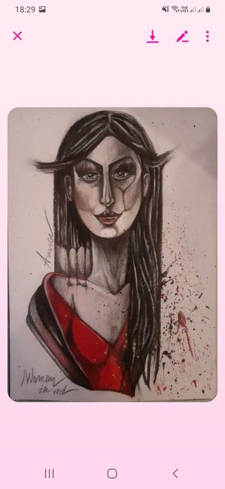 Абстрактни картини- акрил върху картон