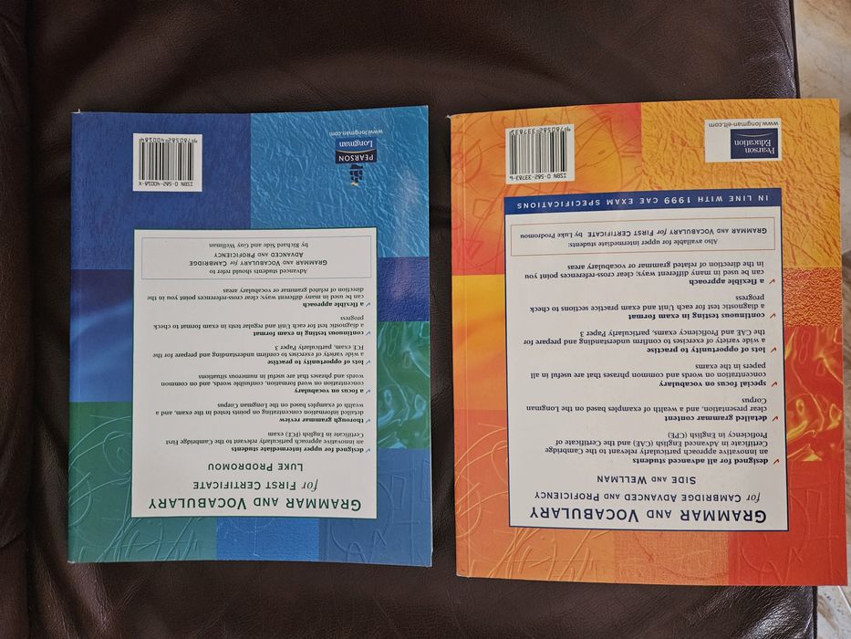 Grammar and Vocabulary for First Certificate and Cambridge