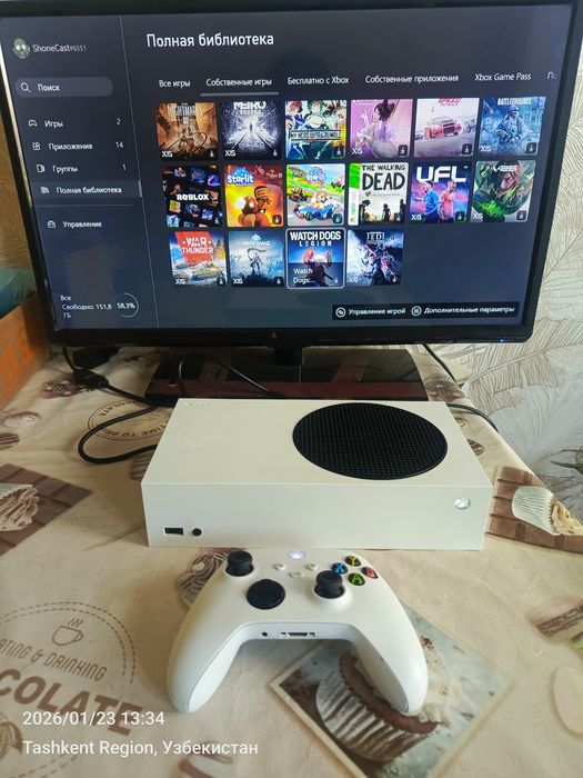 Xbox Series S 500Gb SSD с играми + гарантия